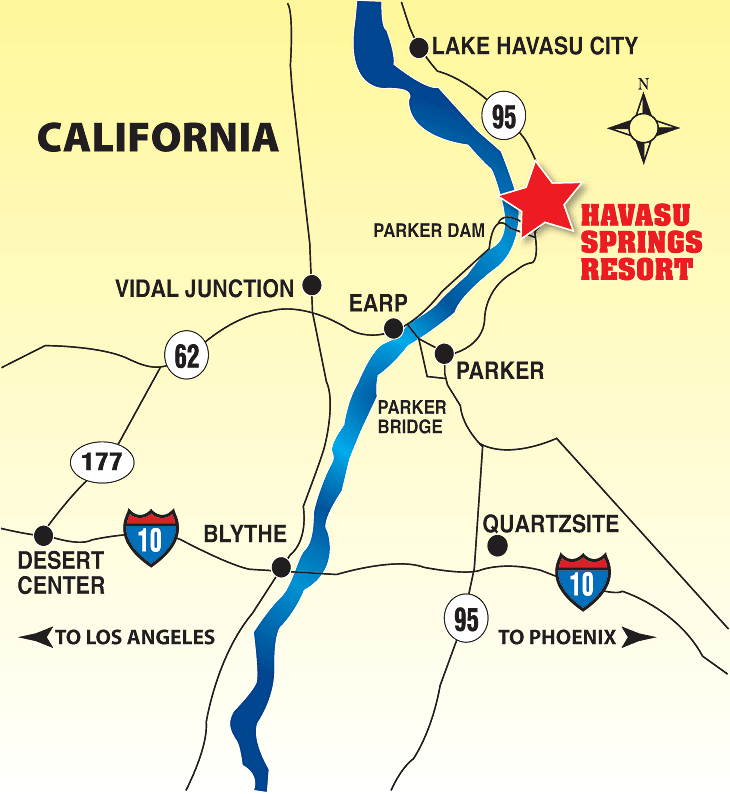 Havasu Springs Resort Driving Directions